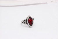 Bague en acier inoxydable avec gemmes, style nordique, viking, pirate, celtique, tendance 2025, vente en gros pour le commerce extérieur