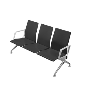 Silla de espera para 4 personas, banco público para aeropuerto con asiento acolchado de PU, para aeropuerto, hospital, banco, área de recepción - Product Image 5