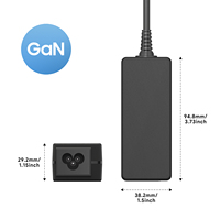 GaN 20V 65W USB C PD3.0 Chargeur rapide pour ordinateur portable Nintendo Switch Drones Macbook Pro Power Tools Mini PC Industrial