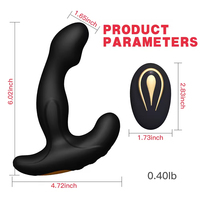 Vibrateur électrique télécommandé en silicone, produits sexuels, vibromasseur, godemiché, outils de massage de la prostate masculine, masseur, jouets sexuels pour homme