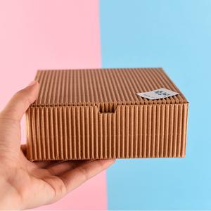 กล่องกระดาษคราฟท์กระดาษลูกฟูกสำหรับเค้กบิสกิตโนว์เม่ยเนียง4/6ชิ้น63-80กรัมที่เก็บน้ำหอมช่วงกลางฤดูใบไม้ร่วง - Product Image 2