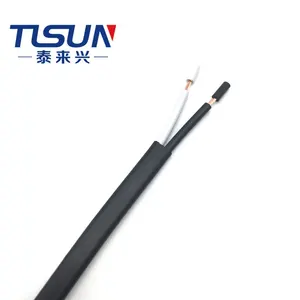 TLSUN UL Approval Factory Price Flexible Cable NISPT2 2C18AWG Flat Cable