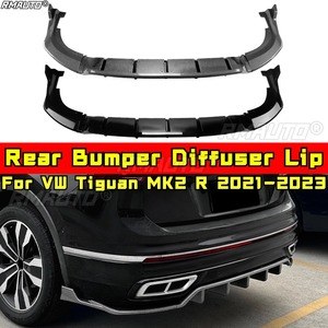Kit carrosserie pour VW Tiguan MK2 R 2021-2023, diffuseur de pare-chocs arrière, séparateur de pare-chocs arrière, protection de pare-chocs, accessoires de voiture - Product Image 1