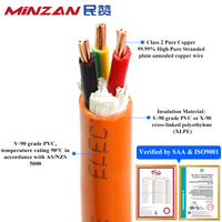 MINZAN SAA-Kabel 2,5mm 4c E Orange Runds ch reiben 4mm 6mm 10mm 16mm 4-adriges und erd orange farbenes Rund kabel