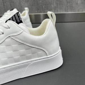 Zapatillas blancas - calzado versátil para hombre, favorito de moda en línea, duradero, apto para deportes y uso casual - Product Image 5