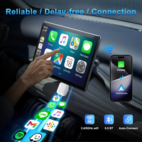 Dongle layar Carplay Android 2-in-1 berkabel ke nirkabel, adaptor Usb otomatis untuk apple kabellocker Carplay-dongle
