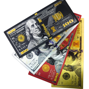 B-075 Billetes Falsos Negros de Dólar Estadounidense al por Mayor, Billetes Coleccionables No Monetarios, Billetes de Recuerdo del Día de los Inocentes - Product Image 1