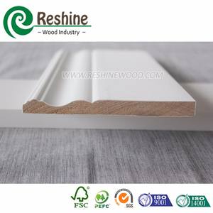 Plinthe <span class=keywords><strong>en</strong></span> <span class=keywords><strong>bois</strong></span> blanc apprêté de conception européenne Reshine 2025 - Product Image 3