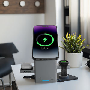 Produits tendance, <span class=keywords><strong>chargeur</strong></span> sans fil magnétique intelligent 3 en 1 de type C à rotation automatique pour <span class=keywords><strong>Apple</strong></span> <span class=keywords><strong>Watch</strong></span>, <span class=keywords><strong>iPhone</strong></span> et AirPods - Product Image 5