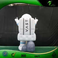Modèle gonflable personnalisé d'astronaute de dessin animé, durable, pour événement sur le thème de l'espace, promotion de marque
