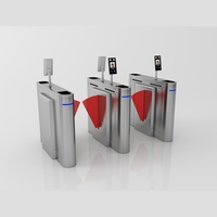 Sistema de control de acceso de puerta de barrera oscilante automática de alta calidad Torniquete de buena calidad