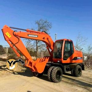 Excavadora de Ruedas Usada <span class=keywords><strong>Doosan</strong></span> Dh150W a Bajo Precio, Excavadora Original <span class=keywords><strong>Doosan</strong></span> Dx60W Dx150W de Alta Calidad en Existencia - Product Image 1
