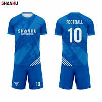 Vente en gros de maillots de football personnalisés avec logo en couleur par sublimation, fournisseur direct d'usine, boutique en ligne