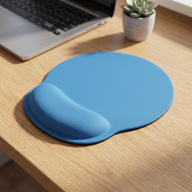 Custom Sublimation Memory Foam Wrist Rest Mouse Pad Ergonomic Non Slip Rich Color Reproduction for Gaming Office Daily Work