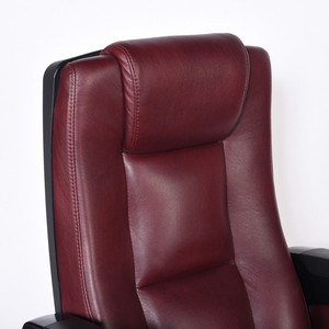 Silla de cine Starlight Theater Xzl-09 de cuero rojo con portavasos para uso en cines y auditorios - Product Image 4