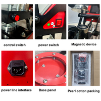 Machine à presse à chaud automatique Topjlh pour sublimation de ballons de football, équipement de transfert thermique pour logos personnalisés de football, idéal pour les boutiques de cadeaux sportifs en gros