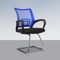 Chaise de bureau ergonomique en maille à dossier moyen réglable avec accoudoirs fixes – Vente en gros – Fabricant
