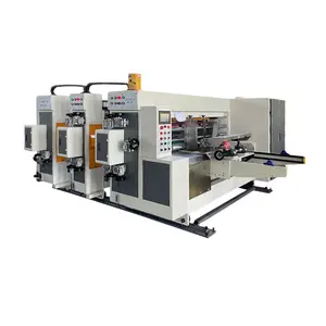 Automatic Corrugated Carton Box 2 Color Flexo mini Printer Slotter Machine Corrugated Carton Printing Slotting Machinery