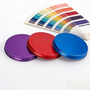 Bouchon ROPP en aluminium anodisé mat <span class=keywords><strong>de</strong></span> qualité industrielle 18/20/24/28/410 pour bouteilles <span class=keywords><strong>de</strong></span> vin, réutilisable, étanche, à large ouverture, portable - Product Image 2