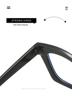 Mode femmes lunettes cadres Anti lumière bleue haute qualité cadre plat lunettes carré épais Y2K lunettes cadres en gros