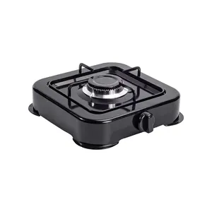 High Quality New Design Stainless Steel Single Burner Temperature Adjustment Kitchen Commercial Portable Gas Stove