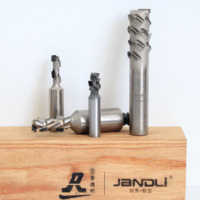 Kepala Pemotong Spiral Berlian PCD Jandli (4 Mata Pisau, Panjang Pemotongan 12mm) untuk Mesin CNC & Alat Pertukangan Kayu Router-Core