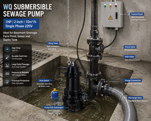 <span class=keywords><strong>Pompe</strong></span> d'irrigation submersible triphasée SQHB WQ 5HP 3 pouces pour l'alimentation en eau des fermes agricoles - Product Image 2