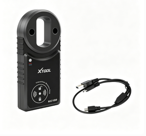 El nuevo <span class=keywords><strong>programador</strong></span> de llaves automático XTOOL KC100 utiliza la herramienta de diagnóstico XTOOL para la codificación IMMO ECU para agregar una llave de aprendizaje. - Product Image 2