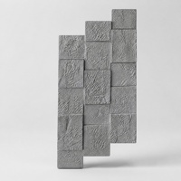 Panneau mural emboîtable en PU ignifuge et léger, imitation roche, revêtement décoratif en polyuréthane moderne pour la maison et la salle de sport