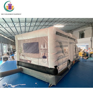 <span class=keywords><strong>Castillo</strong></span> hinchable personalizado para casa con motor para niños, camión inflable de nuevo diseño, combo de casa inflable personalizado - Product Image 4