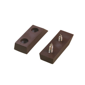 Patins de pieds rectangulaires en plastique Ying Sheng, forme trapézoïdale, pour meubles et armoires, résistants à l'usure et à l'humidité - Product Image 1