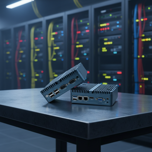 Máy tính để bàn mini công nghiệp thế hệ thứ 12 J1900 với Intel Monoblock <span class=keywords><strong>DDR3</strong></span> SSD 2GB bộ nhớ video, bo mạch chủ IPS, NAS trong LN-1002 - Product Image 1