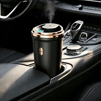 Diffuseur d'arômes automobile OEM ODM de luxe rechargeable 5 volts pour porte-gobelet de voiture et bureau, idéal pour les huiles essentielles