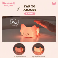 Lampe de chevet pour enfants, bébé, rechargeable, portable, LED, petite lampe de nuit en forme d'animal, USB, mini lampe de table à capteur tactile pour enfants