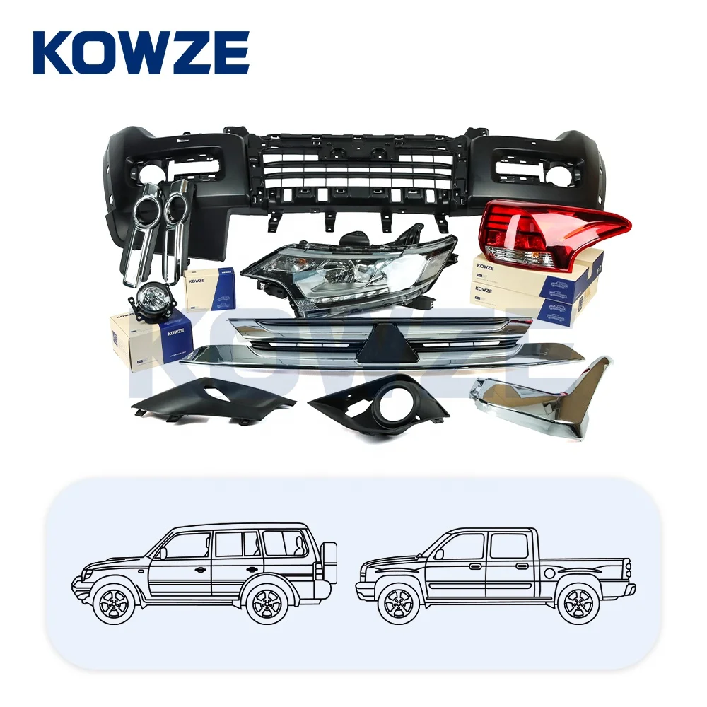 Kowze Spare Parts 52101-35600 - Toyota Hilux Front Bumper