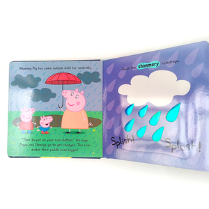 Impression personnalisée Livres tactiles amusants pour enfants <span class=keywords><strong>à</strong></span> couverture rigide Livre en carton pour lecture d'histoires avec toucher et sensation Livre en carton pour enfants - Product Image 4