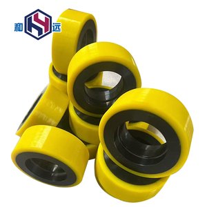 Heavy Duty Steel Polyurethane Industrial Guide Wheel Polyurethane <strong>Feeding</strong> <strong>Roller</strong> Wheel for Industrial Use - Product Image 5
