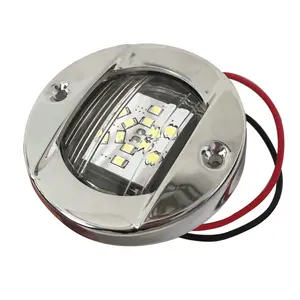 Marine 12V LED luce bianca blu per barche di cortesia cabina di poppa