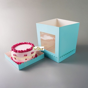 Cajas para Pasteles al por Mayor de Sunshine Factory, 350 g/m² y 400 g/m², Diferentes Tamaños con Tapa Separada y Laminado Mate para Almacenamiento de Alimentos - Product Image 5