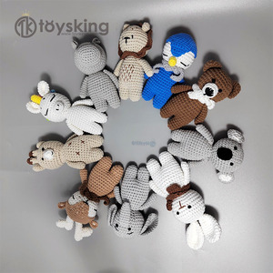 TK Wholesale Unicorn - Hochets sensoriels doux et mignons en crochet faits à la main pour bébés, cadeau de <span class=keywords><strong>naissance</strong></span>, jouets de dentition pour nourrissons - Product Image 5