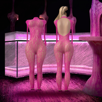 Combinaisons de danse exotique ELITES pour femmes, vêtements de performance, tenues de ballerine de salon, vêtements en résille en gros pour strip-teaseuses