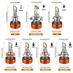 Senrobo K11 Hot Bán <span class=keywords><strong>Led</strong></span> Đèn Pha Siêu Sáng H1 <span class=keywords><strong>H11</strong></span> 9005 9006 9012 H7 H4 <span class=keywords><strong>Canbus</strong></span> Đèn <span class=keywords><strong>Led</strong></span> Cho Xe Phụ Kiện - Product Image 6