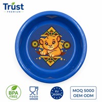 Ensembles d'assiettes à dîner écologiques personnalisées de haute qualité pour les fêtes et les repas des enfants