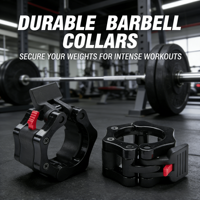 Colliers de serrage VIGFIT en métal haute résistance antidérapants pour haltères, pour la musculation à domicile et en salle de sport
