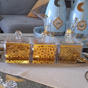 Boîte à bonbons carrée en acrylique personnalisée Ramadan Kareem, épaisseur personnalisée, échantillon gratuit, marque YAGELI, modèle YGL-0519, service professionnel 20 - Product Image 3