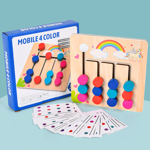 Juego <span class=keywords><strong>de</strong></span> Ajedrez <span class=keywords><strong>de</strong></span> 7 colores para jardín <span class=keywords><strong>de</strong></span> infantes, entrenamiento <span class=keywords><strong>de</strong></span> pensamiento lógico, Educación <span class=keywords><strong>Infantil</strong></span>, tablero <span class=keywords><strong>de</strong></span> juguete para niños <span class=keywords><strong>de</strong></span> 3 a 5 años - Product Image 2