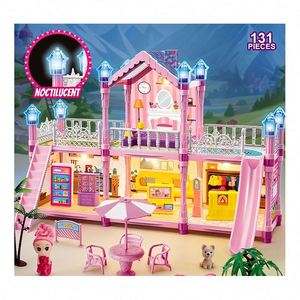 Juego de Muebles en Miniatura para Casa de Muñecas, Modelo de Casa de Madera para Armar, Escena Creativa, Regalo para Niñas y Niños - Product Image 5
