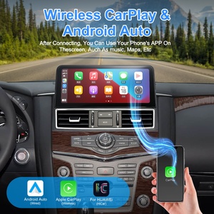 Navihua Nouveau design d'interface utilisateur 12,3'' Autoradio Android Multimédia Carplay GPS DSP Auto Stéréo Lecteur DVD pour Nissan Patrol Y62 2010 2020 - Product Image 5