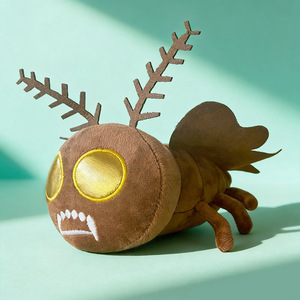 Poupées scarabées brillantes, figurines d'abeilles accrocheuses, poupées d'insectes de dessin animé, papillons de nuit effrayants, jouets en peluche, ornements - Product Image 6