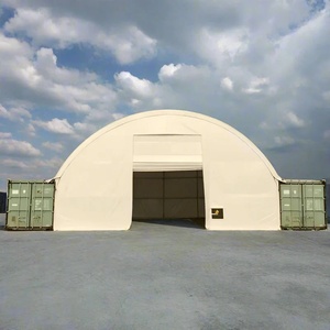 C3320 Tettoia in PVC Resistente ai Raggi UV e Impermeabile con Struttura in Acciaio per Stoccaggio Industriale - Product Image 6